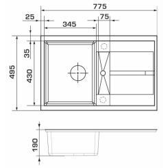 Мойка кухонная GRANADO VALENCIA white Фото 5