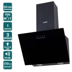 Вытяжка кухонная Ventolux MODENA 50 BK (700) PB Фото 4