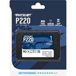 Накопитель SSD Patriot 2.5" 1TB P220 Фото 3