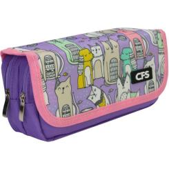 Пенал Cool For School 1 отделение Фиолетовый Фото