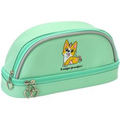 Пенал Cool For School 2 отделения салатовый Фото