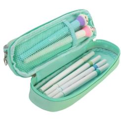 Пенал Cool For School 2 отделения салатовый Фото 1