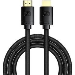 Кабель мультимедийный Baseus HDMI M to HDMI M 3.0m V2.1 Фото