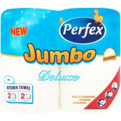 Бумажные полотенца Perfex Deluxe Jumbo 2 слоя 2 рулона Фото