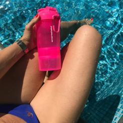 Шейкер спортивный SmartShake Original2GO 600ml Neon Pink Фото 2