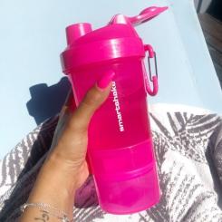 Шейкер спортивный SmartShake Original2GO 600ml Neon Pink Фото 3
