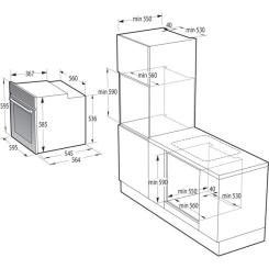 Духовой шкаф Gorenje BSA6747DGWI Фото 11