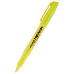 Маркер Axent Highlighter 2-4 мм клиновидный желтый Фото
