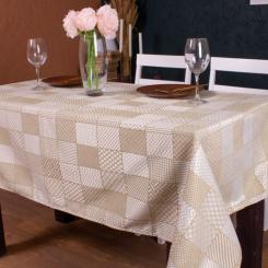 Скатерть MirSon Жаккард №301 Jacquard Olive 100x140 см Фото