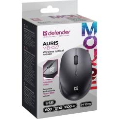 Мышка Defender Auris MB-027 Silent Wireless Black Фото 4