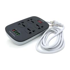 Сетевой фильтр питания LDNIO SC4407, 3 роз+4USB Фото