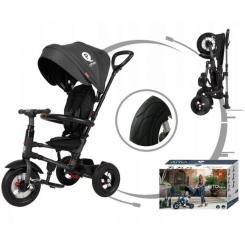 Детский велосипед QPlay Rito Rubber Black складаний триколісний Фото 3