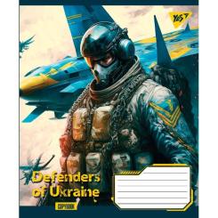 Тетрадь Yes А5 Defenders of Ukraine 48 аркушів, лінія Фото 1
