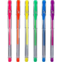 Ручка гелевая Yes Neon набор 6 шт Фото 2
