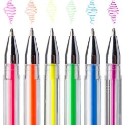 Ручка гелевая Yes Neon набор 6 шт Фото 3