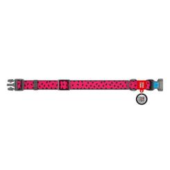 Ошейник для животных WAUDOG Nylon "Кавун" пластиковий фастекс XS Фото 1