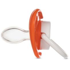 Пустышка Baboo Marine силиконовая, 6+ мес (оранжевая) Фото 1