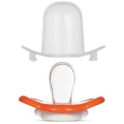 Пустышка Baboo Marine силиконовая, 6+ мес (оранжевая) Фото 2