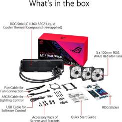 Система жидкостного охлаждения ASUS ROG-STRIX-LC-II-360 ARGB Фото 5