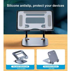 Подставка для ноутбука Choetech до 13", алюминий Фото 5