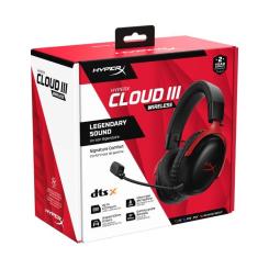 Наушники HyperX Cloud III Wireless Black-Red Фото 8
