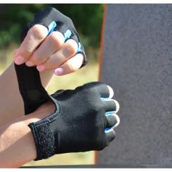 Перчатки для фитнеса MadMax MFG-251 Rainbow Turquoise M Фото 6