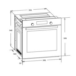 Духовой шкаф HEINNER HBO-S624LTG-IX Фото 2
