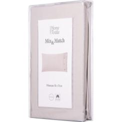 Наволочка Ardesto Mix&Match 50х70см сатин, айвори Фото 3