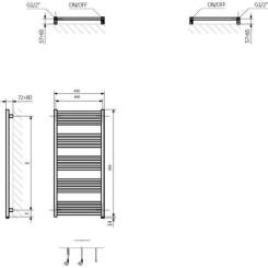 Полотенцесушитель Terma Fiona One 900х430 Фото 2