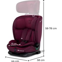Автокресло Kinderkraft Oneto3 i-Size Cherry Pearl (KCONE300RED0000) Фото 10