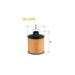 Фильтр масляный Wixfiltron WL7479 Фото