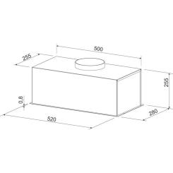 Вытяжка кухонная GRANADO Palamos 2613-1200 black Фото 9