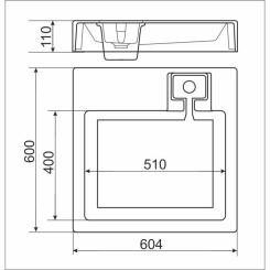 Раковина GRANADO Marlin white gel Фото 5