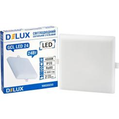 Светильник Delux GCL LED 24 4000К 24Вт 230В SQUARE Фото 1