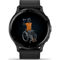 Смарт-часы Garmin Venu 3, Black + Slate, Leather, GPS Фото 7