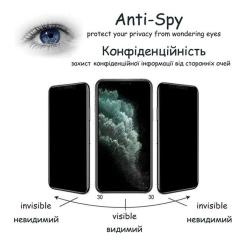 Стекло защитное Drobak Anty Spy Samsung Galaxy A34 (Black) Фото 5