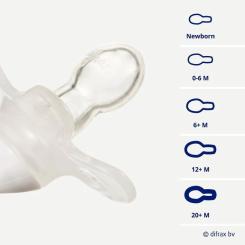 Пустышка Difrax Natural Uni, 20+ мес Фото 1