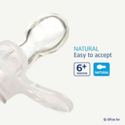 Пустышка Difrax Natural Night, светящийся в темноте, 6+ мес Фото 1