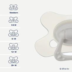 Пустышка Difrax Natural Night, светящийся в темноте, 6+ мес Фото 3
