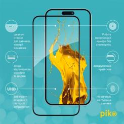 Стекло защитное Piko Full Glue Apple iPhone 15 Plus Фото 2