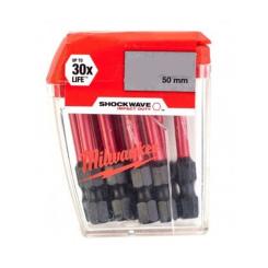 Набор бит Milwaukee SHOCKWAVE TX30, 50мм, 10шт Фото 1