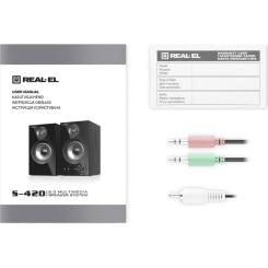 Акустическая система REAL-EL S-420 Black Фото 8