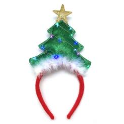 Детский обруч для волос Novogod`ko Елка, LED Фото