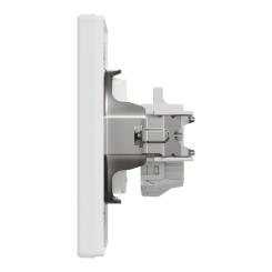 Розетка Schneider Electric ASFORA без заземлення біла Фото 3