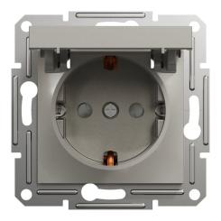 Розетка Schneider Electric ASFORA з кришкою, бронза Фото