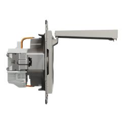 Розетка Schneider Electric ASFORA з кришкою, бронза Фото 2