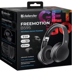 Наушники Defender FreeMotion B595 Bluetooth Black Фото 5