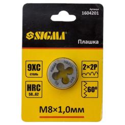 Плашка Sigma М8x1.0мм Фото 2