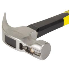 Молоток Sigma з цвяходером 450г фібергласова ручка (магніт) Фото 1