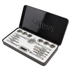 Набор метчиков и плашек Sigma 14 предм., металевий кейс Фото 1